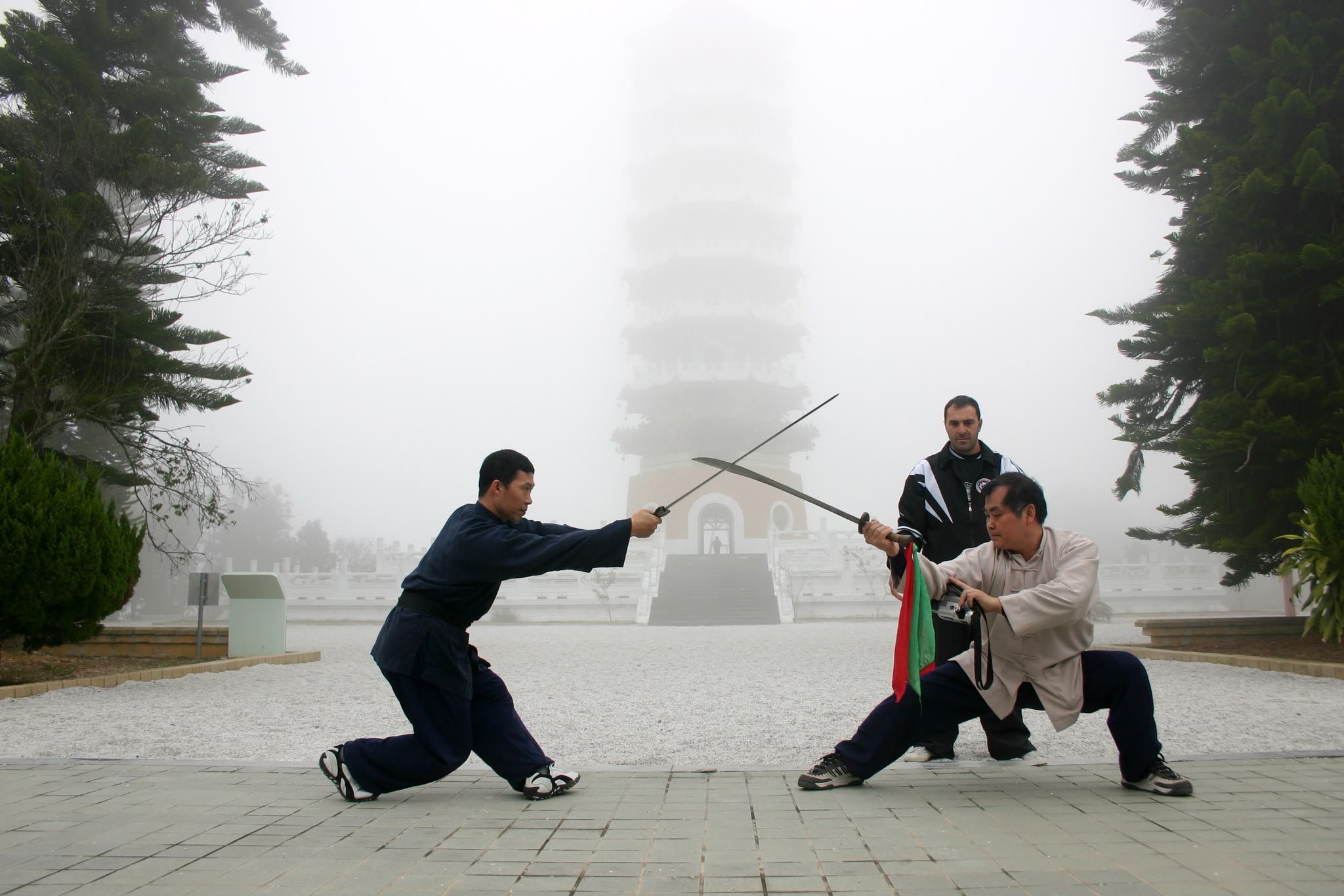 Traditional Kung-Fu spear training in the Chang Hong lineage